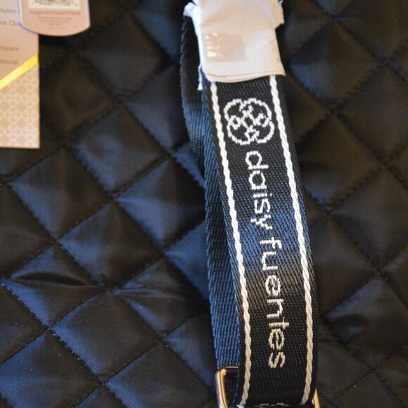 Daisy Fuentes Women Quilted Nylon Backpack Black NWT - Picture 5 of 14